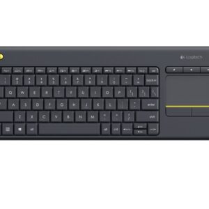 Logitech K400 plus/Bezdrôtová USB/US layout/Čierna
