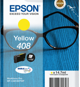 EPSON Singlepack Yellow 408 DURABrite Ultra Ink