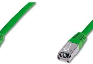 Patchkábel S/FTP, Cat6, 2xRJ45, 1m zelený